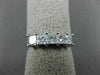 ESTATE 1.04CT PRINCESS DIAMOND 14KT WHITE GOLD FIVE STONE ANNIVERSARY RING #1625