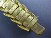 ESTATE WIDE 1.36CT DIAMOND 18KT YELLOW GOLD 3D HANDCRAFTED MULTI LEAF BRACELET