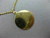 ESTATE 14KT YELLOW GOLD HANDCRAFTED HEART OF MARY PRAY FOR US PENDANT #24014