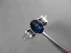 ESTATE WIDE 1.75CT DIAMOND & SAPPHIRE 18K WHITE GOLD 3D WEDDING ANNIVERSARY RING