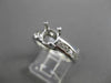 ESTATE .55CT DIAMOND 14KT WHITE GOLD LUCIDA SEMI MOUNT ENGAGEMENT RING #18223