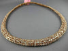 ESTATE LARGE GIA 37.02CT PINK DIAMOND 18K ROSE GOLD MULTI SHAPE CLUSTER NECKLACE