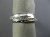 ANTIQUE WIDE .60CT DIAMOND 14KT WHITE GOLD 3D FLOATING CRISS CROSS RING #16710