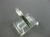 ANTIQUE .17CT DIAMOND 14K W GOLD 3 STONE BAGUETTE & ROUND ANNIVERSARY RING #7390
