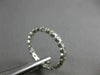 ESTATE .46CT DIAMOND 14KT WHITE GOLD 3D BEZEL ETERNITY WEDDING ANNIVERSARY RING