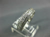 ANTIQUE 1.50CT DIAMOND 18K WHITE GOLD 3 ROW PAVE ETERNITY ANNIVERSARY RING #1192