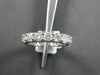 3.51CT DIAMOND 14KT WHITE GOLD 3D SHARED PRONG ETERNITY WEDDING ANNIVERSARY RING
