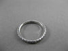 ESTATE .60CT DIAMOND 14KT WHITE GOLD ROUND STONE ETERNITY ENGAGEMENT RING #21626