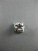ESTATE LARGE 3.43CT AAA YELLOW SAPPHIRE 18KT WHITE GOLD SQUARE STUD EARRINGS