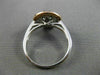 ESTATE 1.20CT DIAMOND & SAPPHIRE 14KT TWO TONE GOLD DOUBLE HALO ENGAGEMENT RING