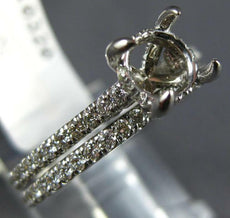 .90CT DIAMOND 14KT WHITE GOLD SEMI MOUNT ENGAGEMENT WEDDING ANNIVERSARY RING SET