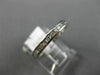 ESTATE .40CT DIAMOND 14KT WHITE GOLD SEMI ETERNITY CHANNEL ANNIVERSARY RING 1634