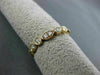 ESTATE .64CT DIAMOND 18K ROSE GOLD 3D ROUND & MARQUISE ETERNITY ANNIVERSARY RING