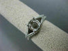 ESTATE .45CT DIAMOND 14KT WHITE GOLD V SHAPE CLASSIC SEMI MOUNT ENGAGEMENT RING