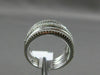 ESTATE .56CT ROUND DIAMOND 14KT WHITE GOLD 3D MULTI ROW CRISS CROSS LOVE RING