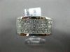 ESTATE WIDE 1.96CT PRINCESS DIAMOND 14K WHITE GOLD 3D INVISIBLE ANNIVERSARY RING