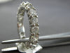 3.51CT DIAMOND 14KT WHITE GOLD 3D SHARED PRONG ETERNITY WEDDING ANNIVERSARY RING
