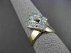 ESTATE LARGE .56CT DIAMOND 14KT TWO TONE GOLD 3D HOCKEY FRIENDSHIP RING #23787