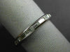 ANTIQUE 1.20CT BAGUETTE DIAMOND 14KT WHITE GOLD ETERNITY ANNIVERSARY RING #22441