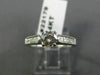 ESTATE .90CT DIAMOND 14KT WHITE GOLD 3D FILIGREE CLASSIC ENGAGEMENT RING #22179