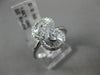 ESTATE .50CT ROUND & BAGUETTE DIAMOND 14KT WHITE GOLD FOREVER INFINITY LOVE RING
