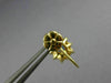ESTATE 1.60CT DIAMOND & AAA SAPPHIRE 14K YELLOW GOLD FRENCH BACK EARRINGS #25277