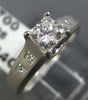 ESTATE JEFF COOPER .90CT DIAMOND PLATINUM LUCIDA ETOILE ENGAGEMENT RING #25522
