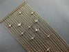 ESTATE LARGE .53CT DIAMOND 14KT ROSE GOLD 3D CHANDELIER BY THE YARD FUN NECKLACE