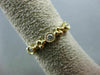 .25CT DIAMOND 14K YELLOW GOLD 3D 5 STONE FILIGREE SEMI ETERNITY ANNIVERSARY RING