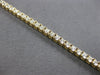 ESTATE 3.06CT DIAMOND 14KT YELLOW GOLD 3D 2.5MM CLASSIC TENNIS BRACELET