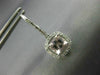 ESTATE 1.83CT AAA MORGANITE 14K WHITE GOLD 3D CUSHION LEVERBACK HANGING EARRINGS