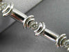 ESTATE .55CT DIAMOND 14KT WHITE GOLD 3D SEMI BEZEL PRONG BEZEL TENNIS BRACELET