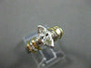 ESTATE .72CT DIAMOND 14KT WHITE & YELLOW GOLD MARQUISE ENGAGEMENT RING #15713