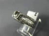 ESTATE .36CT DIAMOND 18K WHITE GOLD SEMI BEZEL SEMI MOUNT ENGAGEMENT RING #11188