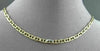 ESTATE 14KT YELLOW GOLD CLASSIC SOLID MARINER MENS NECKLACE CHAIN 16" #22481