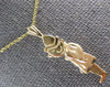 ESTATE 14KT YELLOW GOLD 3D CLASSIC HANDCRAFTED FUNNY CLOWN CHARM PENDANT #27417
