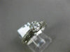 ANTIQUE .52CT DIAMOND 18K WHITE GOLD 3D FILIGREE SOLITAIRE ENGAGEMENT RING #6195