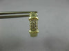 ESTATE .12CT DIAMOND 14KT YELLOW GOLD 2 ROW PAVE HUGGIE HANGING EARRINGS #26694