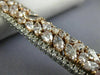 ESTATE LARGE 21.23CT WHITE & PINK DIAMOND 18K WHITE & ROSE GOLD TENNIS BRACELET