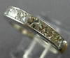 ESTATE 1.20CT DIAMOND 14KT & 18KT TWO TONE GOLD WEDDING ANNIVERSARY RING #9695