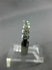 ESTATE .50CT DIAMOND 14KT WHITE GOLD 9 STONE SEMI BEZEL ETOILE ANNIVERSARY RING