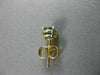 ESTATE 1.20CT AAA SAPPHIRE 14KT YELLOW GOLD SOLITAIRE OVAL STUD EARRINGS #22317