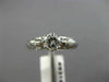 ANTIQUE .52CT OLD MINE DIAMOND 18KT WHITE GOLD 3D FILIGREE ENGAGEMENT RING #9318