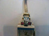 ANTQUE OLD EURO MINE CUT DIAMOND RUBY 14K WHITE ROSE GOLD MIDO WATCH 6.5" #19744