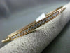 ESTATE .38CT ROUND DIAMOND 14KT ROSE GOLD 3D CLASSIC 3.5mm BANGLE BRACELET