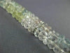ESTATE 101.54CT DIAMOND & AAA AQUAMARINE 18K WHITE GOLD BY THE YARD NECKLACE