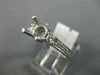 ESTATE .60CT DIAMOND PLATINUM FILIGREE DOUBLE SIDED SEMI MOUNT ENGAGEMENT RING