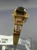 LARGE 1.68CT WHITE & CHOCOLATE FANCY DIAMOND 18KT ROSE GOLD HALO ENGAGEMENT RING