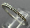 ESTATE .22CT DIAMOND 14K WHITE GOLD SHARE PRONG WEDDING ANNIVERSARY RING #19780