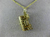 ANTIQUE 14KT YELLOW GOLD 3D CLASSIC SAN FRANCISCO TROLLEY CAR PENDANT #26312